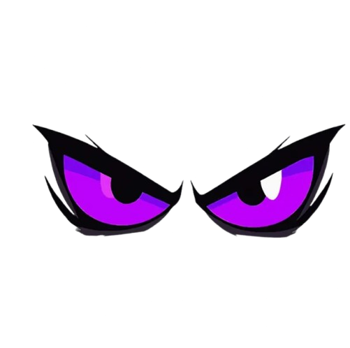 Sticker ochi de vânător , diferite culori (12x4.5cm)