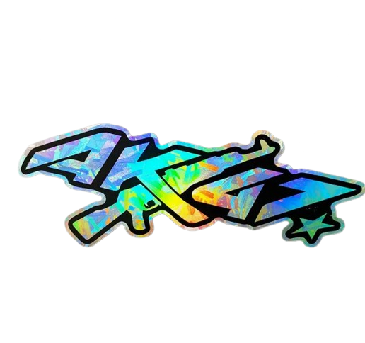 Sticker AK47 (16x7cm)