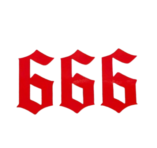 Sticker 666 (15x8cm)