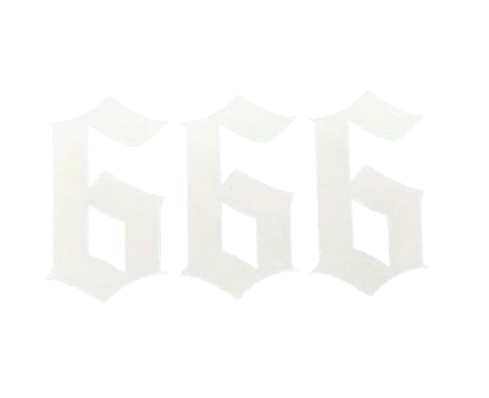 Sticker 666 (15x8cm)